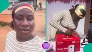 Lady trends after displaying amount she bought Itel Power Tank, payment receipt sparks reactions