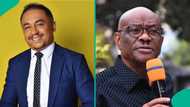 “Strong man dey fear?” Daddy Freeze reacts as clip allegedly shows Wike praying during plane crash scare