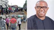 Thousands of Obi’s supporters hit Onitsha streets, Anambra state, hold massive rally