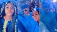 "I'm obsessed with him": Video as lady drools over Wizkid at mother's funeral, approaches singer