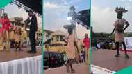 "Find this girl": Video of girl in slippers walking runway like model goes viral, amazes Nigerians