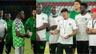 Just in: Top Nigerian deputy governor spotted training with the Super Eagles ahead of big cracker with Sierra Leone (video)