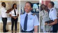 "First in my family": Lady achieves her dream of becoming a pilot, video of graduation goes viral
