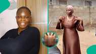 Lady who spoke about riding an elevator for the first time shares embarrassing chat with stranger