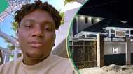 "All for u papa": Nollywood actor Kalu George moves father to tears as he builds house for him