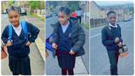 Nigerian girl and boy start school in the UK, they share their experience with mother in video