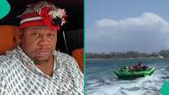 Cubana Chiefpriest, son fall into ocean on boat ride, saved by life jackets: "Thank God for life"