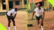 Fans concerned about dilapidated school roof as ex Barca star Asisat Oshoala trains in Nigeria