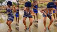 "I want to see more": Fair-skinned lady from Benue dances in a traditional way, sweet video goes viral