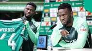 Boniface claps back at reporter over fitness question during Werder Bremen unveiling, video