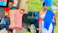 Kind female boss gifts her housemaid loads of cash, phones and fine handbag as 'thank you'