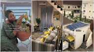 "We have 8 parlours, hot water comes out from kitchen's tap": Lady shows off her rich dad's house in video
