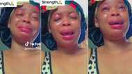"Pains of being 1st born": Nigerian lady cries bitter tears as mother goes blind, video stirs emotions