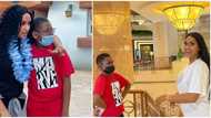 Actress Juliet Ibrahim drops video showing priceless moments with tall son to mark his birthday