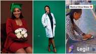It's a side hustle: Pretty Nigerian medical graduate becomes shoemaker, opens store, has workers, shares video