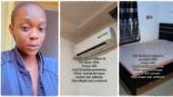 "N750k per year": Lady posts video of self-contained apartment that costs N62,500 monthly in Abuja