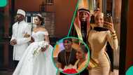 Priscy's Juma Jux displays affection as they arrive in Nairobi in style: "Honeymoon no dey finish"
