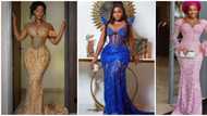 Asoebi style picks: 7 gorgeous women turn heads in attention-commanding dresses