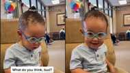 Little boy happy to see mother for the first time after getting medicated glasses, video goes viral on Tiktok