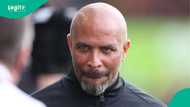 Eric Chelle reacts after Super Eagles B lost 4-0 to Sudan at CHAN 2024