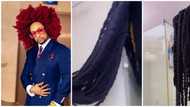 Long hair problems: Trending video of how Denrele keeps braids from getting wet during shower time