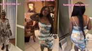 Reactions as lady turns her aged looking mother into a younger beautiful woman in viral video