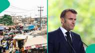 Actual place where French President Macron worked while living in Nigeria released