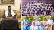 Nigerian man reunites with his primary schoolmates of 60 years ago, shares throwback and present photos