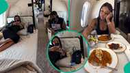 "Chioma has a Labubu": Davido shares romantic video of him, wife on a jet ahead of US tour kickoff