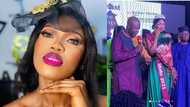 Touching moment new Miss Oyo State arrived home to warm embrace of her widowed mum