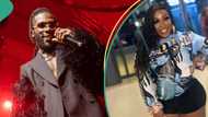 "I need just one night alone with u," American lady goes gaga as Burna Boy dances on stage