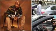 "Still some people's dream": Rare throwback photo shows Davido's 1st car, Wizkid's old convertible spotted