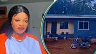 "I will do more if money comes": Nigerian lady displays portable house she built for parents in video