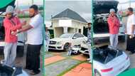 Nigerian man splashes N75m on new vehicle for wife, gets his young son N1m toy car, many react