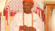 Delta state Governor Okowa felicitates with Asaba monarch at 97