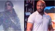 Michael Jackson handed over the baton to me: Yul Edochie shows off muscle, poses like American singer