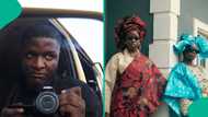 Man's siblings redefine steeze and composure in grandma's lace outfits: "This is dope"