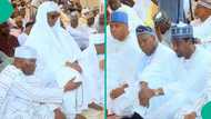 Atiku, Ganduje, Saraki Barau sun taru a auren ɗan tsohon shugaban ƙasa a Abuja