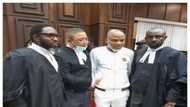 Nnamdi Kanu appears in Versace as Nigerian ex-governor, British envoy arrive court for IPOB leader’s trial