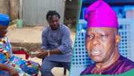 “Hope you didn’t beg for it?” Baba Wande’s reaction as Kunle Afod gives him money from fans trend