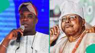 Awujale of Ijebu: Video as K1 publicly declares intention on stage, calls on late monarch's spirit
