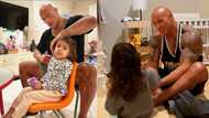 Dwayne The Rock Johnson's adorable daughter declares she is powerful in cute clip