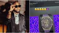 Money spender: Davido splurges millions on new designer wristwatch, shares photo of beautiful timepiece online