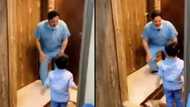 Doctor breaks down as he turns down son's embrace to safeguard him from coronavirus risk (video)