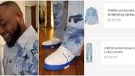 Dripping in money: Davido steps out in Louis Vuitton outfit worth over N1.7 million