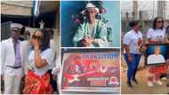 Mercy Eke gets emotional, sheds tears as she buries father in Owerri, videos from event go viral