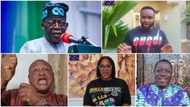 2023 Election: Femi Adebayo, Faithia Williams, Jide Kosoko other top Yoruba stars campaign for Tinubu in video