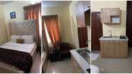 Photos of N1.5m bedroom with a kitchen inside cause 'commotion' on social media, Nigerians react