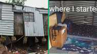 "Very peaceful": Before and after images of local shack impress social media users