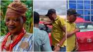 Veteran actor Baba Lalude becomes a car owner after anonymous fan gifted him N3m, video trends